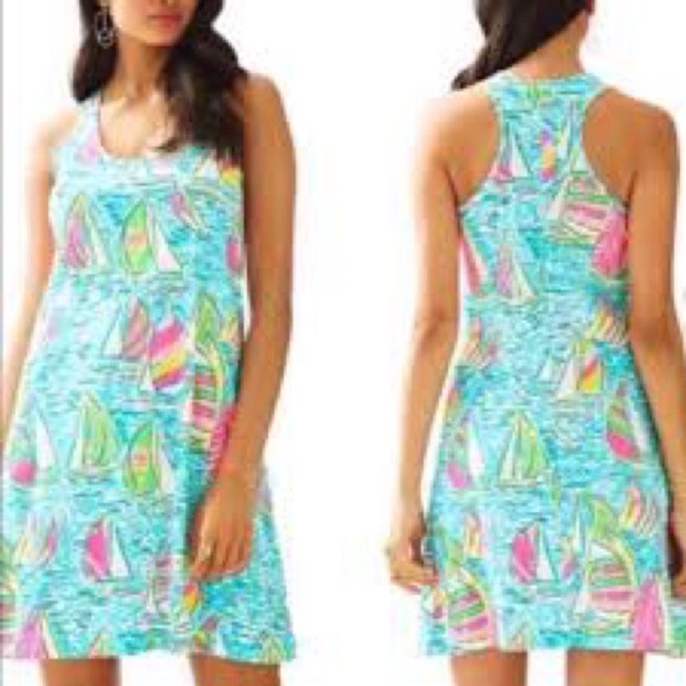LILLY PULITZER YOU GOTTA REGATTA TANK DRESS M